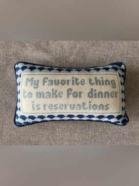 FURBISH Needlepoint Pillow